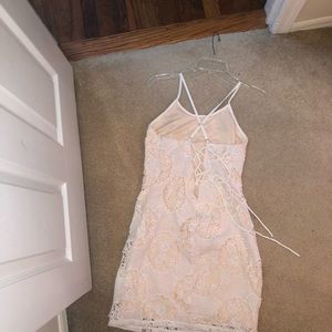 Soieblu White Dress White crochet dress Large